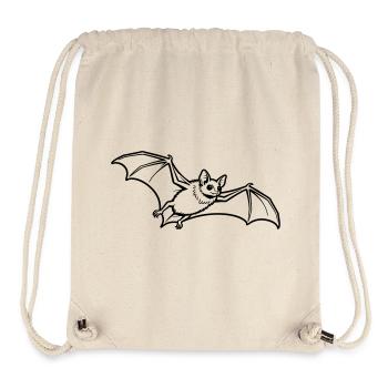 chauve-souris - Sac à cordon recyclé Stanley/Stella - blanc naturel - Devant