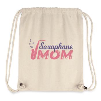 Saxophone Nut - Sac à cordon recyclé Stanley/Stella - blanc naturel - Devant