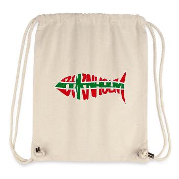 Bornholm Fisch Original - Stanley/Stella recycelter Gym Bag - Naturweiß - Vorne