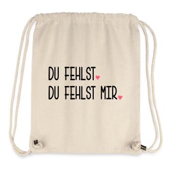 ABSCHIED TRAUER DU FEHLST - Stanley/Stella recycelter Gym Bag - Naturweiß - Vorne