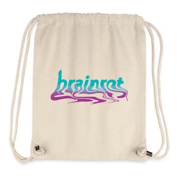 Brainrot – Trippy Vaporwave Aesthetic - Stanley/Stella Recycled Gym Bag - natural - Front