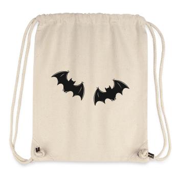 Chauve-souris - Sac à cordon recyclé Stanley/Stella - blanc naturel - Devant