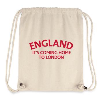 England kehrt nach London zurück - Stanley/Stella recycelter Gym Bag - Naturweiß - Vorne