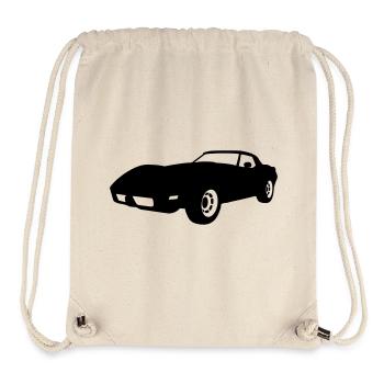 US Classic Car - Stanley/Stella recycelter Gym Bag - Naturweiß - Vorne