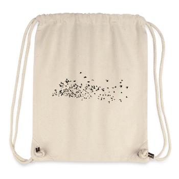 Des Animaux Oiseaux - Sac à cordon recyclé Stanley/Stella - blanc naturel - Devant