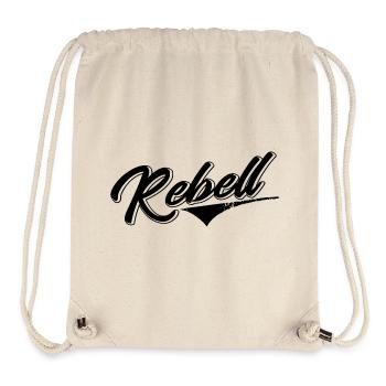 rebel dieb rowdy rebell bandit hustler gang crime - Stanley/Stella recycelter Gym Bag - Naturweiß - Vorne