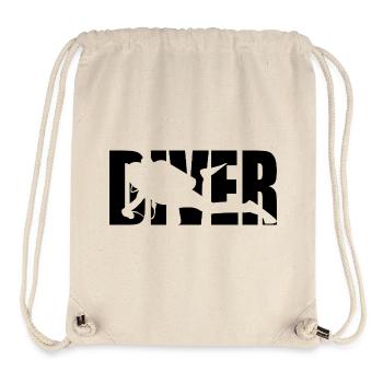 Classic Diver Design – Depth & Adventure - Stanley/Stella Recycled Gym Bag - natural - Front