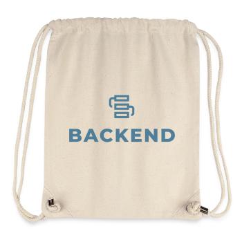 Logo du lien backend - Sac à cordon recyclé Stanley/Stella - blanc naturel - Devant