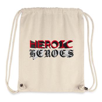 HEROIC HEROES - let's talk - Stanley/Stella Recycled Gym Bag - natural - Front