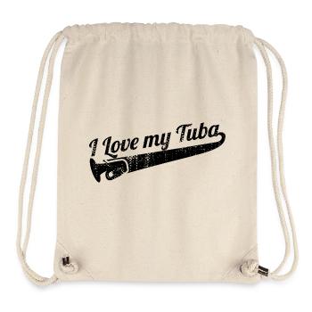 Tuba Player Love - Stanley/Stella Recycled Gym Bag - natural - Front