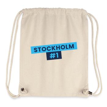 Stockholm #1 Bannerdesign - Stanley/Stella recycelter Gym Bag - Naturweiß - Vorne