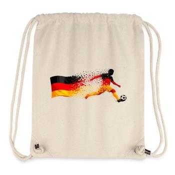 Deutschland Fußball Shirt – Germany Soccer - Stanley/Stella recycelter Gym Bag - Naturweiß - Vorne