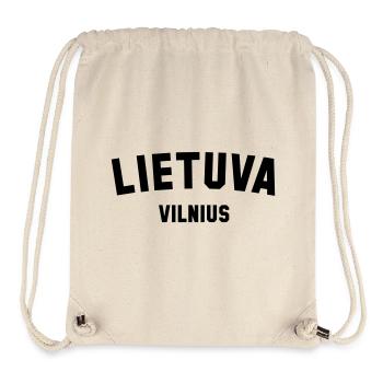 VILNIUS, Lietuva, Lithuania, Lithuania - Stanley/Stella Recycled Gym Bag - natural - Front