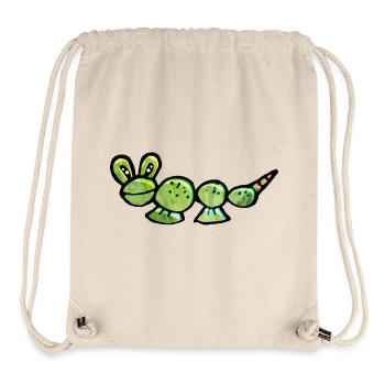 Chenille folle de Mars - Sac à cordon recyclé Stanley/Stella - blanc naturel - Devant