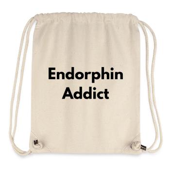 Endorphin addict - Stanley/Stella Recycled Gym Bag - natural - Front