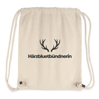 Härzbluetbündnerin - Stanley/Stella recycelter Gym Bag - Naturweiß - Vorne