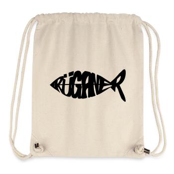Rüganer Fisch - Rügen - Sac à cordon recyclé Stanley/Stella - blanc naturel - Devant