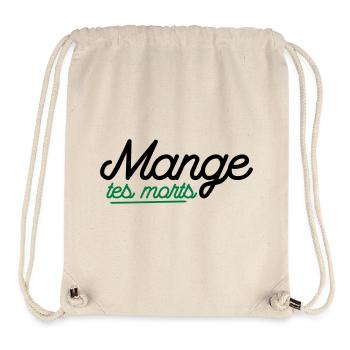 Mange tes morts - Sac à cordon recyclé Stanley/Stella - blanc naturel - Devant