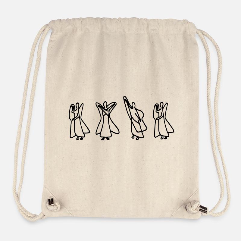 Waldorf Letters "NO" - Stanley/Stella Recycled Gym Bag - natural