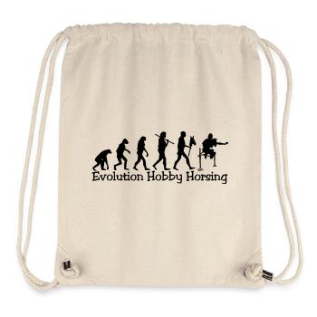 Evolution Hobby Horsing (schwarz) - Stanley/Stella recycelter Gym Bag - Naturweiß - Vorne