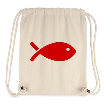 FISCH - Stanley/Stella recycelter Gym Bag - Naturweiß - Vorne