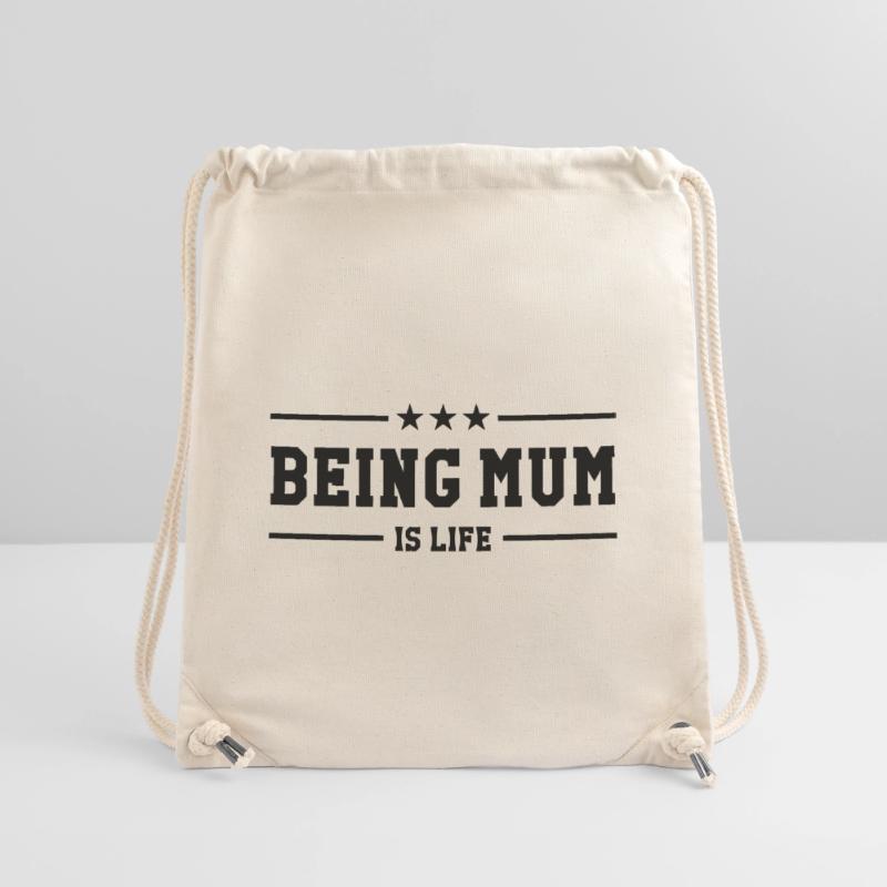 Mutter zu sein ist Leben! Muttertag Stanley/Stella recycelter Gym Bag
