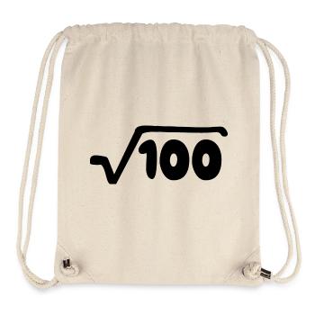 Geburtstag 10 Jahre - Stanley/Stella recycelter Gym Bag - Naturweiß - Vorne