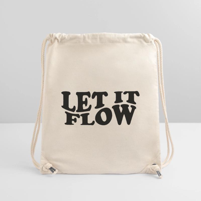 Let It Flow – Mindset Typography Design Stanley/Stella Recycled Gym Bag