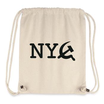 NY Commie - Sac à cordon recyclé Stanley/Stella - blanc naturel - Devant