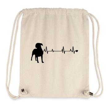 Hund - Stanley/Stella recycelter Gym Bag - Naturweiß - Vorne