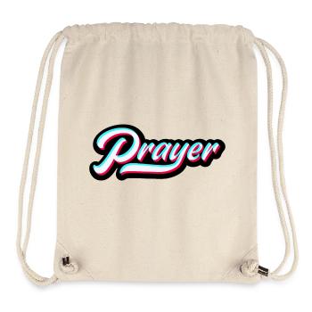 Prayer Prayer Christian Motives - Stanley/Stella Recycled Gym Bag - natural - Front