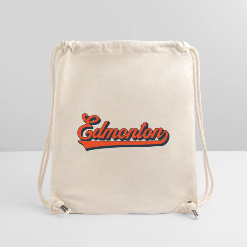 Edmonton Script Vintage Logo Stanley/Stella Recycled Gym Bag