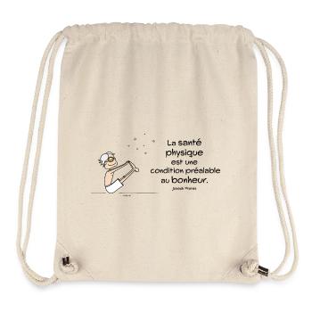 Santé Physique - Stanley/Stella recycelter Gym Bag - Naturweiß - Vorne