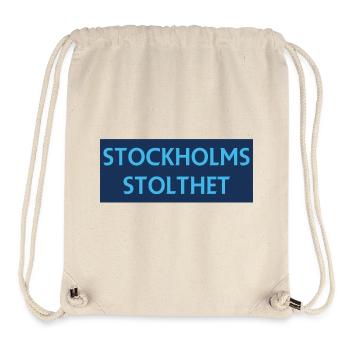 Stockholm Pride - Stanley/Stella Recycled Gym Bag - natural - Front
