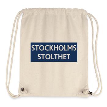 Stockholm Pride - Stanley/Stella Recycled Gym Bag - natural - Front