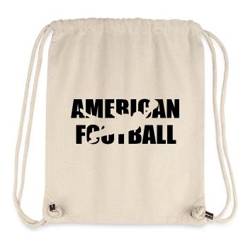 Classic American Football Design – Power & Tea - Stanley/Stella Recycled Gym Bag - natural - Front