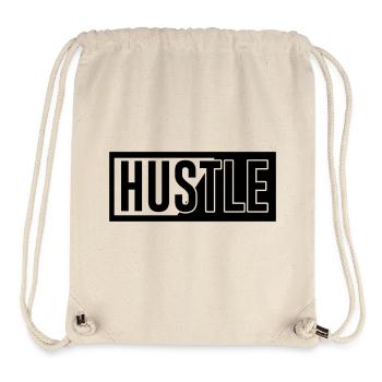 Hustle - Stanley/Stella recycelter Gym Bag - Naturweiß - Vorne