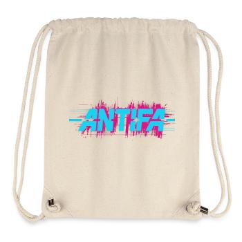 Antifa – Antifaschistisches Merch - Stanley/Stella recycelter Gym Bag - Naturweiß - Vorne