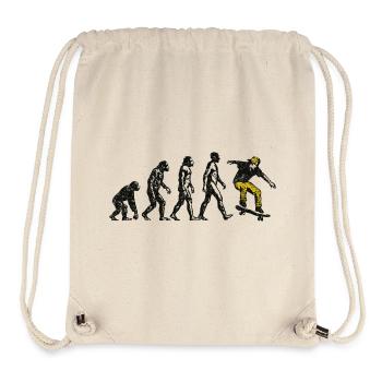 Evolution Skateboarder – Grunge Skate Design - Stanley/Stella recycelter Gym Bag - Naturweiß - Vorne