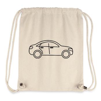 Conception de voiture - Sac à cordon recyclé Stanley/Stella - blanc naturel - Devant