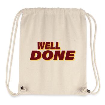 WELL DONE - Stanley/Stella Recycled Gym Bag - natural - Front