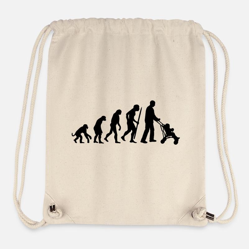 The development of the super-daddy - Stanley/Stella Recycled Gym Bag - natural