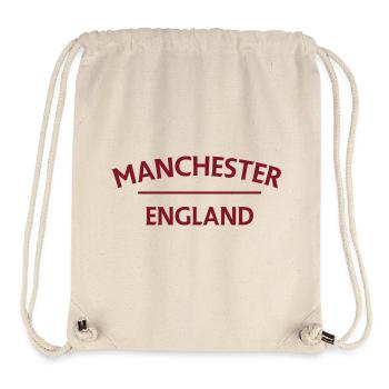 Manchester – England Lyric Design - Stanley/Stella recycelter Gym Bag - Naturweiß - Vorne