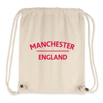 Manchester – England Lyric Design - Stanley/Stella recycelter Gym Bag - Naturweiß - Vorne