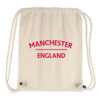 Manchester – England Lyric Design - Stanley/Stella recycelter Gym Bag - Naturweiß - Vorne