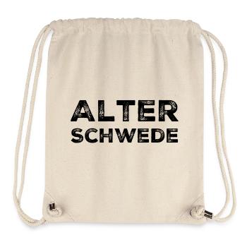 Alter Schwede Lustiger Ausdruck Spruch - Stanley/Stella recycelter Gym Bag - Naturweiß - Vorne