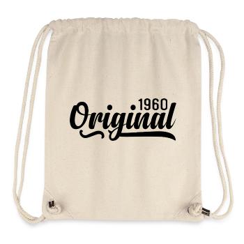 1960 birthday 65 years old, retro 1960 - Stanley/Stella Recycled Gym Bag - natural - Front