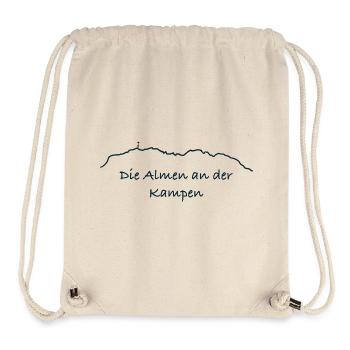 Alpine line via Kampen - Stanley/Stella Recycled Gym Bag - natural - Front