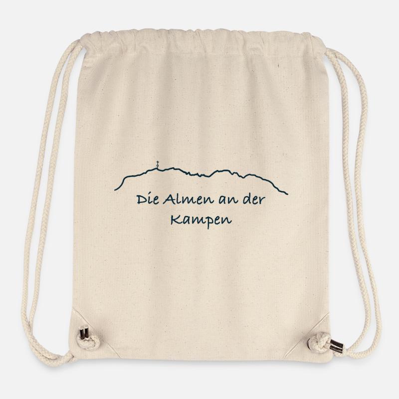 Alpine line via Kampen - Stanley/Stella Recycled Gym Bag - natural