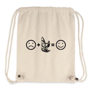 Direct Windsurfing Statement - Stanley/Stella Recycled Gym Bag - natural - Front